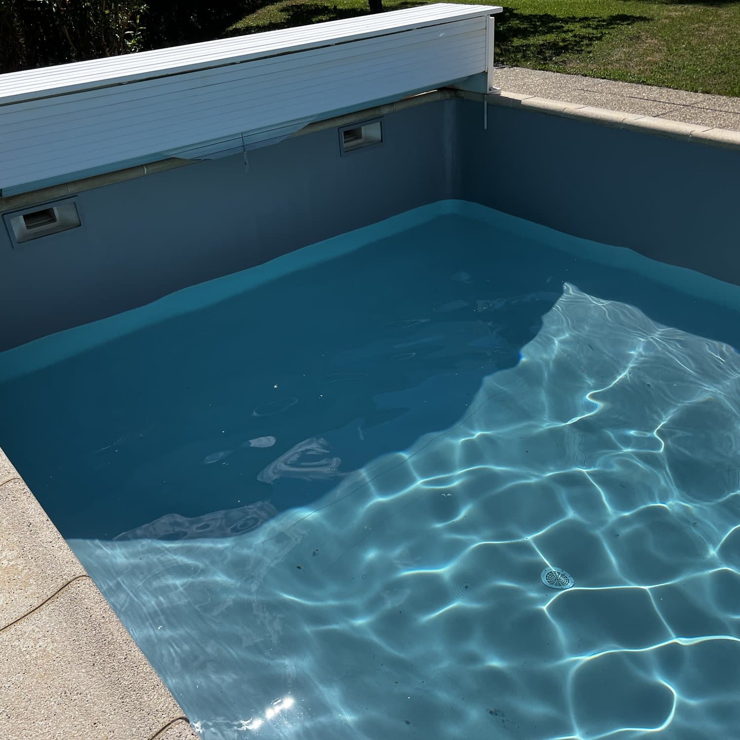Piscine en liner Alkorplan 2000 coloris Gris Clair